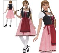 Disfraz De Dama De Taberna Bavariana Oktoberfest Para Mujeres