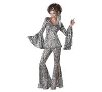 Disfraz De Dama Disco Foxy Para Adultos California Costumes Negro