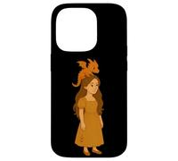 Disfraz de dama dragón guapo para fanáticos de princesas y cuentos de hadas Carcasa para iPhone 14 Pro