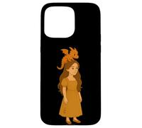 Disfraz de dama dragón guapo para fanáticos de princesas y cuentos de hadas Carcasa para iPhone 15 Pro Max