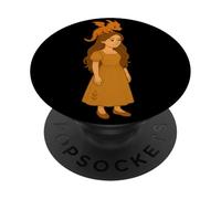 Disfraz de dama dragón guapo para fanáticos de princesas y cuentos de hadas PopSockets PopGrip Adhesivo