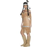 Disfraz De Dama India Auténtica Del Oeste Pocahontas 8-18