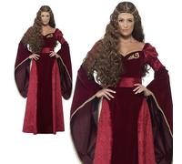 Disfraz De Dama Medieval Gótica Para Adultos Talla UK 8-22