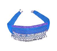 Disfraz de danza del vientre para perros, estilo danza del vientre, cadena de cintura para perros, cortina de glúteo, ropa con accesorios de lentejuelas, bufanda de cadera para accesorios apasionados