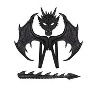 Disfraz de de dragón, conjunto de cola de dinosaurio, disfraz de dragón de Halloween para niños Mi Héroe Academia Eri Cosplay Traje K-on Cosplay Traje Uniforme Escolar