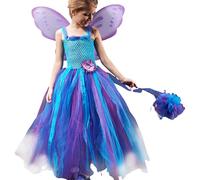 Disfraz de de para niñas, accesorios fotográficos para concurso con alas y magia, disfraz de de , escena espectáculo de Halloween, festival de Navidad