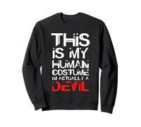 Disfraz de Diablo de Satán Lucifer para Halloween Sudadera
