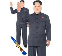 Disfraz De Dictador Coreano Para Hombre Adulto Kim JONG UN Para Halloween