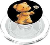 Disfraz de diente de león de oso de peluche para un ambiente acogedor PopSockets PopGrip para MagSafe