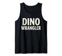 Disfraz de Dino Wrangler Easy para papá mamá Halloween Camiseta sin Mangas