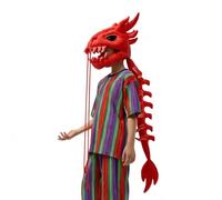 Disfraz de dinosaurio 3D Soporte para la espalda - Conjunto de esqueleto portátil realista para niños adultos - de Halloween Cosplay Jurásico Dress Up - Chaleco de pierna con cola prehistórico