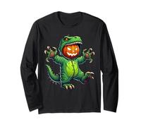 Disfraz de dinosaurio con calabaza para Halloween, cosplay, T-Rex Manga Larga