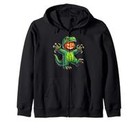 Disfraz de dinosaurio con calabaza para Halloween, cosplay, T-Rex Sudadera con Capucha