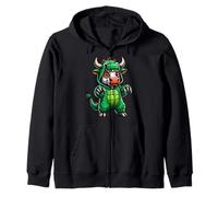 Disfraz de dinosaurio con diseño de toro para Halloween, cosplay, T-Rex Sudadera con Capucha
