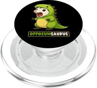 Disfraz de dinosaurio de zarigüeya Trex Opossumsaurus para niños y niñas PopSockets PopGrip para MagSafe
