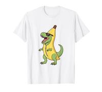 Disfraz de Dinosaurio en plátano: Divertido diseño de T-Rex de Dibujos Animados Camiseta