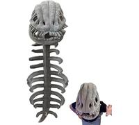 Disfraz De Dinosaurio Esqueleto 3D, Disfraz De Esqueleto De Dinosaurio Realista, Casco De Esquelet De Dinosauri Para Cosplay Halloween Carnaval Accesorios Foto Transformación, Para Niños Y Adultos