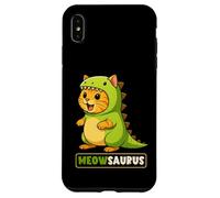 Disfraz de dinosaurio para gato, amante de los animales, miau, saurio, mamá, papá Carcasa para iPhone XS Max