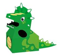 Disfraz de dinosaurio portátil para niños, disfraz de cosplay, juego de disfraz jurásico ajustable, divertido como dignidad, vestido de juego de rol, material suave, perfecto para disfraces y