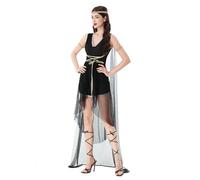 Disfraz de diosa griega para mujer, vestido romano de Cleopatra, Toga