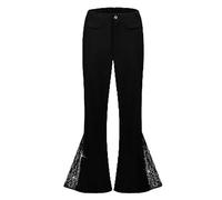 Disfraz de discoteca para hombre de los años 70, pantalones acampanados retro para carnaval, disfraz de hombre, pantalones hippie, pantalones de lentejuelas, pierna ancha, pantalones de ocio, club