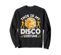 Disfraz de Discoteca This Is My Disco, Traje de Fiesta de los años 70 y 80, Halloween Sudadera