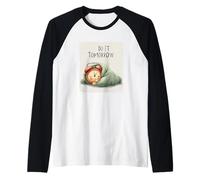 Disfraz de discurso Nice Do It Tomorrow para niños y niñas Camiseta Manga Raglan