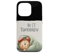 Disfraz de discurso Nice Do It Tomorrow para niños y niñas Carcasa para iPhone 13 Pro