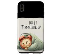 Disfraz de discurso Nice Do It Tomorrow para niños y niñas Carcasa para iPhone XS MAX