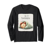 Disfraz de discurso Nice Do It Tomorrow para niños y niñas Manga Larga