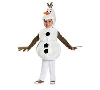 Disfraz de Disney Frozen Olaf Deluxe para bebι de Disguise Baby, color blanco, M (3T-4T)