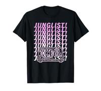 Disfraz de DJ de batería y bajo para niña de Pink Junglist Jungle Music Camiseta