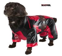 Rubie'S - Disfraz Oficial de Deadpool Dogpool para Mascotas, Disfraz para Perro/Mascota, Talla XL