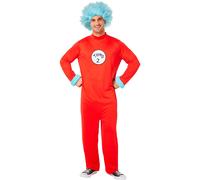 Disfraz de Dr. Seuss Thing para adulto, talla peque a