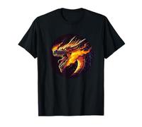 Disfraz de dragón de fuego para los amantes de las llamas y los dragones Camiseta