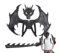 Disfraz de dragón de Halloween - Toddler Dress Up Tengit For Party, Cosplay, Theatre | Dragón creativo Divertido Look For Carnival School Masquerade Event Performance Performance Stage Show Charming