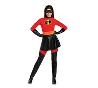 Disfraz de Elastigirl de Los Increíbles, increíble disfraz de lujo con falda para adulto