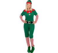 Disfraz de elfa navideña mujer L