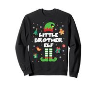 Disfraz de Elfo de Hermano pequeño a Juego para Navidad Sudadera