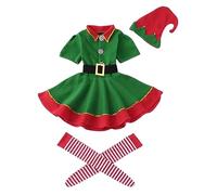 Disfraz de Elfo de Nol para hombre y mujer, disfraz de Lutin Noel, vestido de Lutin para mujer con gorro de Nol Cosplay, caña inflable y orejas de duende, disfraz duendes Noels para Navidad, b, 5XL