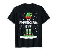 Disfraz de Elfo médico a Juego para Navidad Camiseta