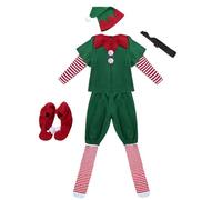 Disfraz de elfo para adultos, disfraz de elfo de Navidad para mujer, disfraz de Papá Noel para las vacaciones, traje de Navidad para adultos y niños, ropa festiva, cosplay, cosplay, Navidad, copl