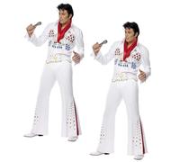 Disfraz De Elvis Presley American Eagle De Los Años 50 Para Adultos Hombres