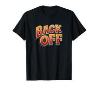 Disfraz de Emblema Cool Back Off para niños y niñas Camiseta