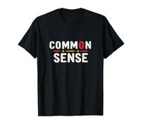 Disfraz de Emblema de Gran Sentido común Camiseta
