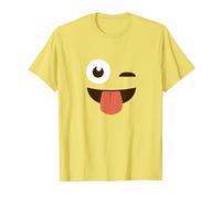 Disfraz de emoticono de cara loca, regalo fácil de Halloween Camiseta