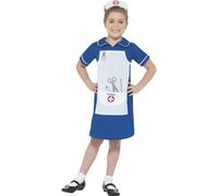 Disfraz De Enfermera Uniforme Médico Para Niñas De 4 A 12 Años