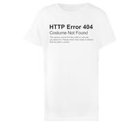 Disfraz De Error Http 404 Camiseta Niño Algodón Blanco Niño