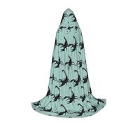 Disfraz de escorpión con capucha para Halloween, carnaval, capa con capucha, disfraces de Halloween, Navidad, cosplay