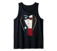 Disfraz de esmoquin de Texas, divertido traje de estado tejano para Halloween, estrella Camiseta sin Mangas